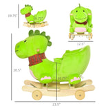 2-IN-1 Baby rocking horse toy with music playback Dinosaur shaped 48981124