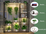 Large Stand Indoor with Grow Light, 71 Inches Tall Shelf, 8 Tiered Heavy-Duty Metal 62197716