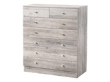 Modern Simple 7-Drawer Dresser Gray 00534308