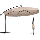 10 Feet Patio Cantilever Umbrella 87450547