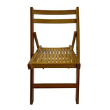 Furniture Slatted Wood Folding Special Event Chair - Honey color, Set of 4, FOLDING CHAIR, FOLDABLE W49539775