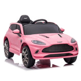 ZUN 12V Dual-drive remote control electric Kid Ride On Car,Battery Powered Kids Ride-on Car pink, 4 W1811110558