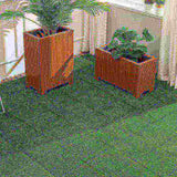 Artificial Lawn 36pcs Interlocking Artificial Grass Tiles For Patio, Balcony, Backyard, Artificial W3022P251833