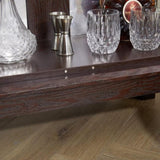 2 Doors Curio Cabinet with Tempered Glass Doors, Curio Cabinets with Mirrored Back Panel and W2275P178893