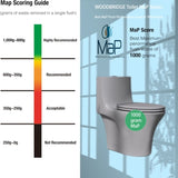 1.1/1.60 GPF Dual-Flush One Piece Toilet, Button on Tank top S-trap, Water-Saving Elongated Comfort W3192P277903