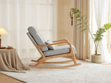 100*65*101cm High Back Belt Waist Pillow Log Color Solid Wood Armrest Backrest Seat Frame Iron Frame 61834508