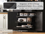 71" Tall Kitchen Pantry Cabinet with 3 Pull Out Cabinet Organizers, Farmhouse Embossed Texture 50024096