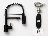 Kitchen Faucet with Pull Down Sprayer, Touch On Single Handle 2- Function Stainless Steel Spring 11278760