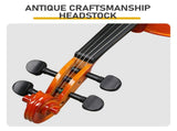 4/4 Full Size Violin for Beginners, Laminated Spruce & Maple Wood, Natural Yellow Varnish Finish, 89585256
