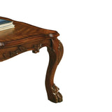 ZUN Cherry Oak Coffee Table with Claw Leg B062P209069