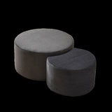 Nesting Coffee Table Set of 2,Upholstered Coffee Tables Set of 2 for Living Room, Modern Foam W834P326380