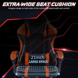 Ergonomic Gaming Chair with Footrest, PU Leather Video Game Chairs for Adults, Reclining Gamer Chair 59139911