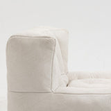 Fluffy bean bag chair, comfortable bean bag for adults, super soft lazy sofa chair with memory foam W1996131041