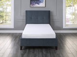 6-inch Twin Size Bed Mattress Gel-Infused Memory Foam Mattress, Firm, White, Mattress in a Box B011P248239