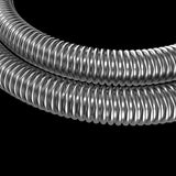 Dual Shower Head - 10 Inch Wall Mounted Square Shower System with Rough-in Valve, Brushed Nickel W124381742