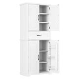 Bathroom Storage Cabinet with Multi-Functional Storage Space, Drawer with Slide Rails, Adjustable N759P241667K
