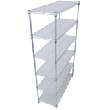 ZUN 6 Tier 6000lbs Capacity NSF Metal Shelf Wire Shelving Unit, Heavy Duty Adjustable Storage Rack with W465142123