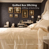 1 PC luxury satin microfiber bedding set, double-sided jacquard pattern, machine washable, OKO-100 24271612