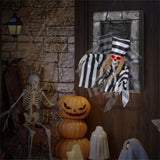 18" Animated Halloween Chained Prisoner Decor - Sound-Activated , 08107365