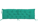 Outdoor Swing Cushions 60 Inch, Waterproof 4" Thick Porch Swing Cushion Replacement with Backrest 27512380
