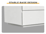 Handle-Free 6-Drawer Storage Cabinet Chest of Drawers with USB-Powered RGB LED Strip 79489683