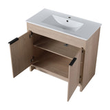 36" Freestanding Bathroom Vanity & 2 Soft-Close Cabinet Doors ,Only Including W99981573