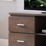 ZUN Home Entertainment Console, 60" TV Stand with 4 Drawers, 2 Shelves- Walnut Oak B107131000