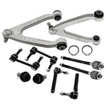 ZUN 10x Front Upper Control Arms Tie Rod Sway Bar Link Kit For Hummer H3 2006-2010 28701215