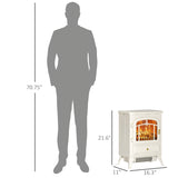 Electric Fireplace Heater LED Flame Fireplace Stove 83287538