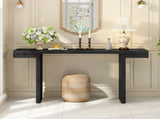 U-Style Large 60-Inch Console Table with Geometric Clean Lines Design,Stylish Entryway Table with N711P303209B