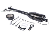 Street Hot Rod 30" Black Steering Column Tilt Auto Floor Shift w/ Adapter No Key 86332181