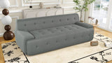 U_Style 86.2'' Modern Minimalist Style Tufted Design Upholstered Sofa, 3-Seat Modular Lounge Sofa N711P206619E