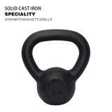 ZUN 5LBS Solid Cast Iron Kettlebells Ideal for Strength Training, Building Muscles 22545839