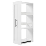 K&K Kitchen Island with Drop Leaf, Kitchen Storage Cart with 3 Tier Pull Out Cabinet Organizer, WF531421AAW