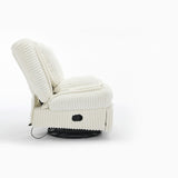 360&deg Swivel Rocking Single Sofa,Recliner Sofa, Manual Glider Rocking Armless W1628P264784