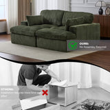 Double Chaise Lounge Chair Indoor,Oversized Upholstered Sleeper Cloud Couch,Deep Seat Luxury Sofa 51892643