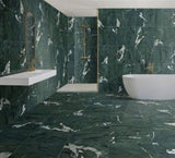 12x24 green natural marble polished tile, natural stone, genuine marble, real marble, for wall and W1696P314480
