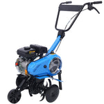 ZUN Gas-Powered 4-Cycle 2-in-1 Tiller and Cultivator,,78.5cc with Handle 18IN TILL WIDTH,EPA complaint W465142924