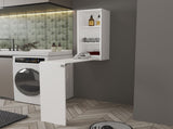 Rincon Valley Folding Table with Storage, White B128P287524