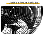 18inch High Velocity Wall Mount Fan Oscillating,Industrial Fan with 3 Speed Ventilation,4592CFM 33266280