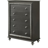 Kaitlyn Metallic Gray Finish Chest B2726P261868