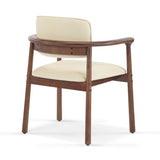 2 - Pack Dining Room Chairs, Sturdy Rubber Wood, Comfortable PU Foam Seat, Ideal for Home & Kitchen N779P298396D