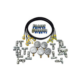 Hydraulic Pressure Test Kit with 5s 5 Test Hoses 13 Couplings and 14 Tee Connectors Pressure 20882253
