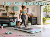 Walking Pad Treadmill 15% Auto Incline, Under Desk Treadmill 80211595