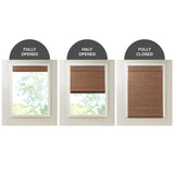 Bamboo Light Filtering Roman Shade 64"L B035129700