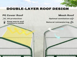 Garden Bed with Mini Greenhouse 80405371