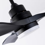 Hot sales 42 Inch Ceiling Fans with Lights and Remote, Black Ceiling Fan for Patios with Light 3 W2991P338642