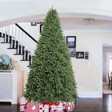 12ft Automatic Tree Structure PVC Material 7794 Tips Christmas Tree Green 82627301