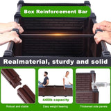 47.2x15.7x19.6in Raised Garden Beds Outdoor, Polypropylene Planter Boxes Outdoor for Vegetables, W3101P314485