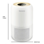 ZUN Air Purifiers for Home Large Room up to 1120sq.ft, H13 True HEPA Air Purifiers for Pets Hair, 89721342